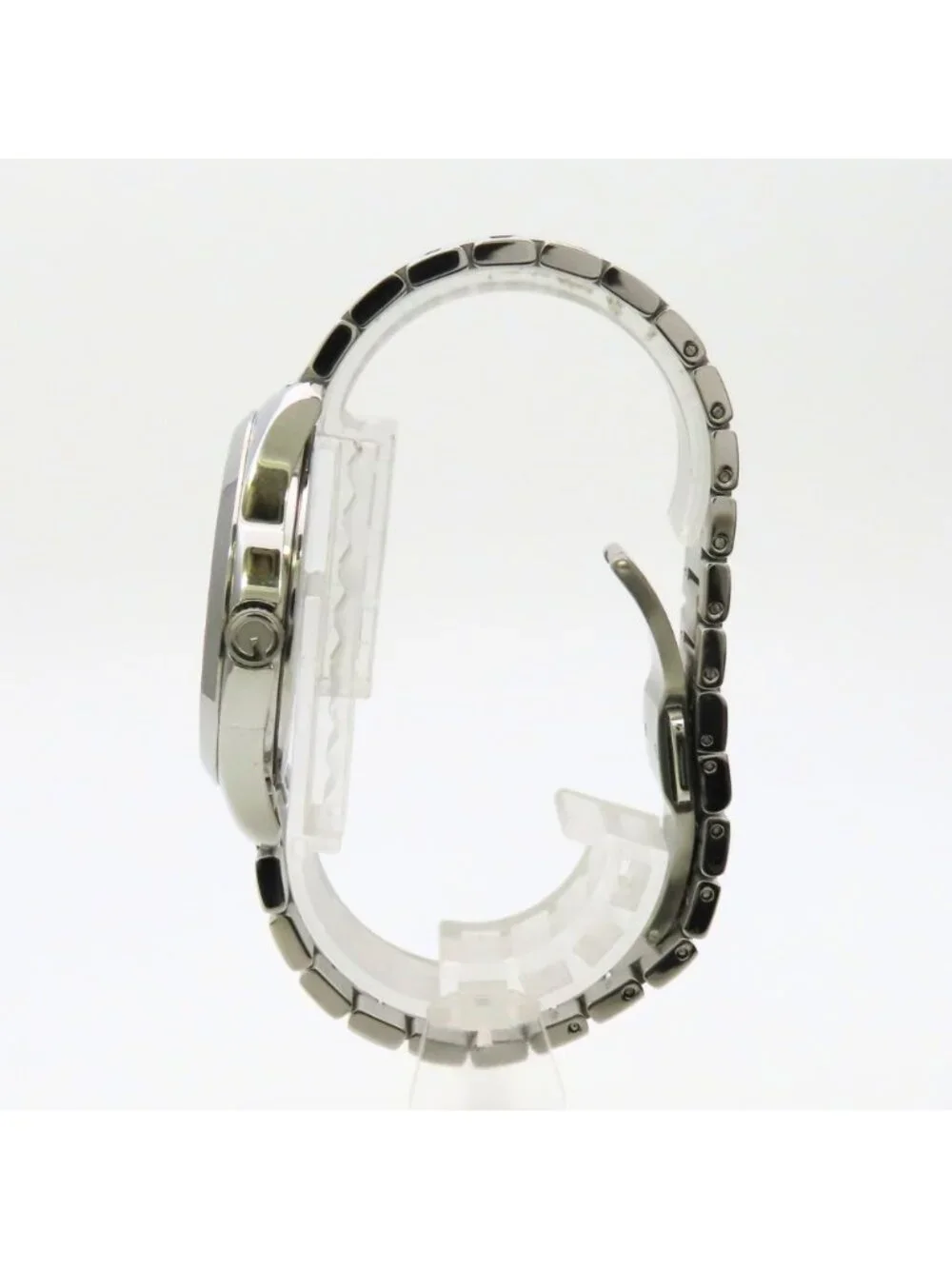 Gucci Watch Timeless 126.4 Stainless Steel Silver Dial Diamante